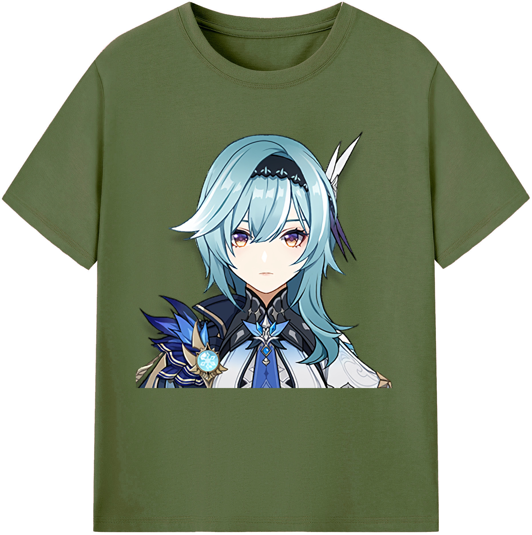 げんし神 优菈 ゆうら genshin Yūra 綿100％半袖Tシャツ（フロントプリント）